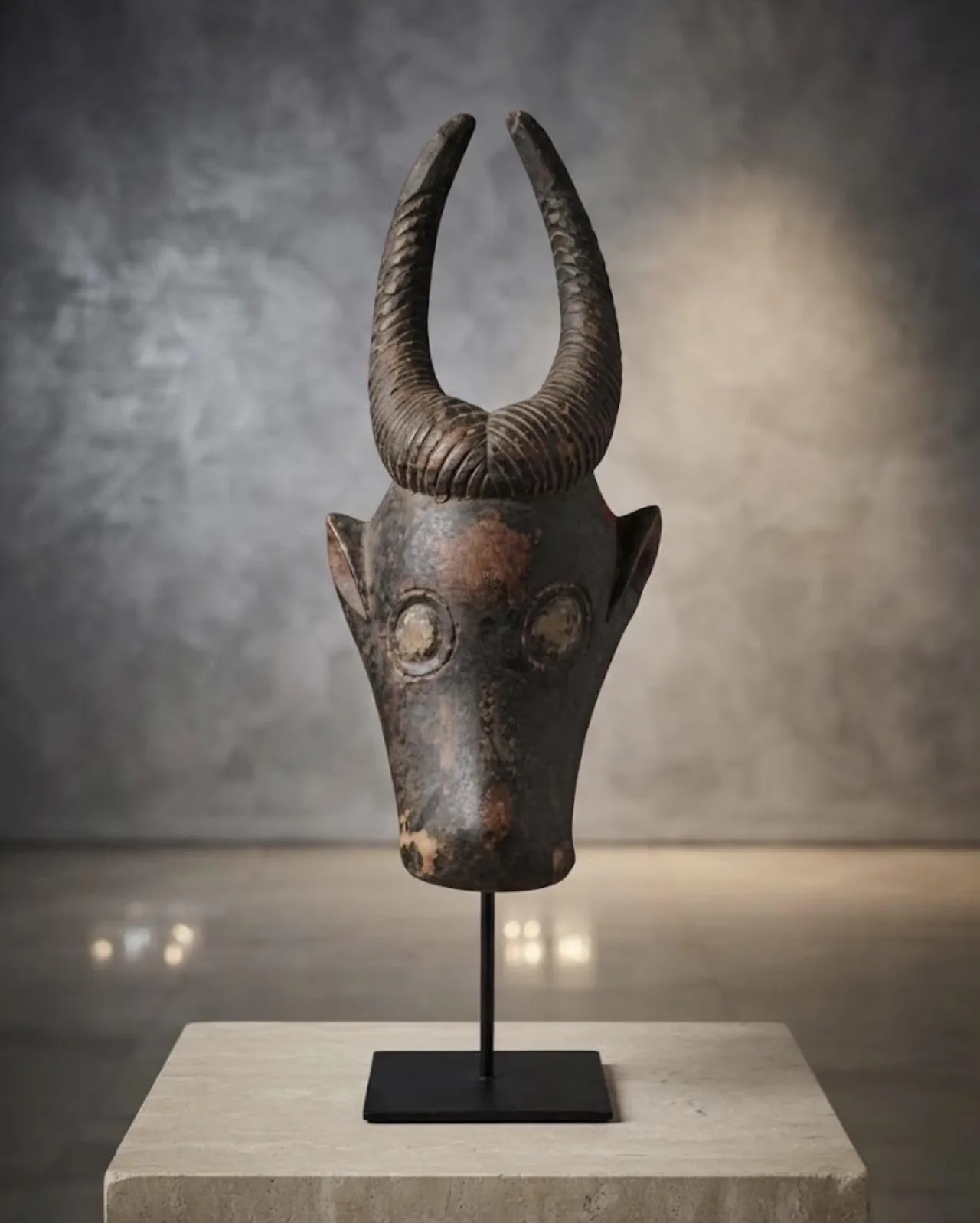Masque zoomorphe Taureau / Buffle (Siga)