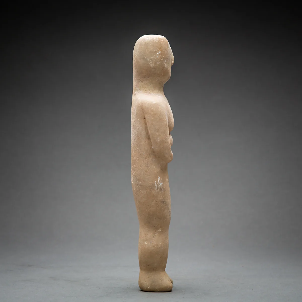Cycladic Marble Figure, view 3