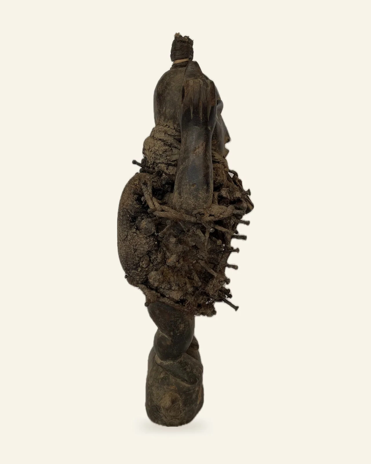 Nkisi Power Figure, Kongo, left profile