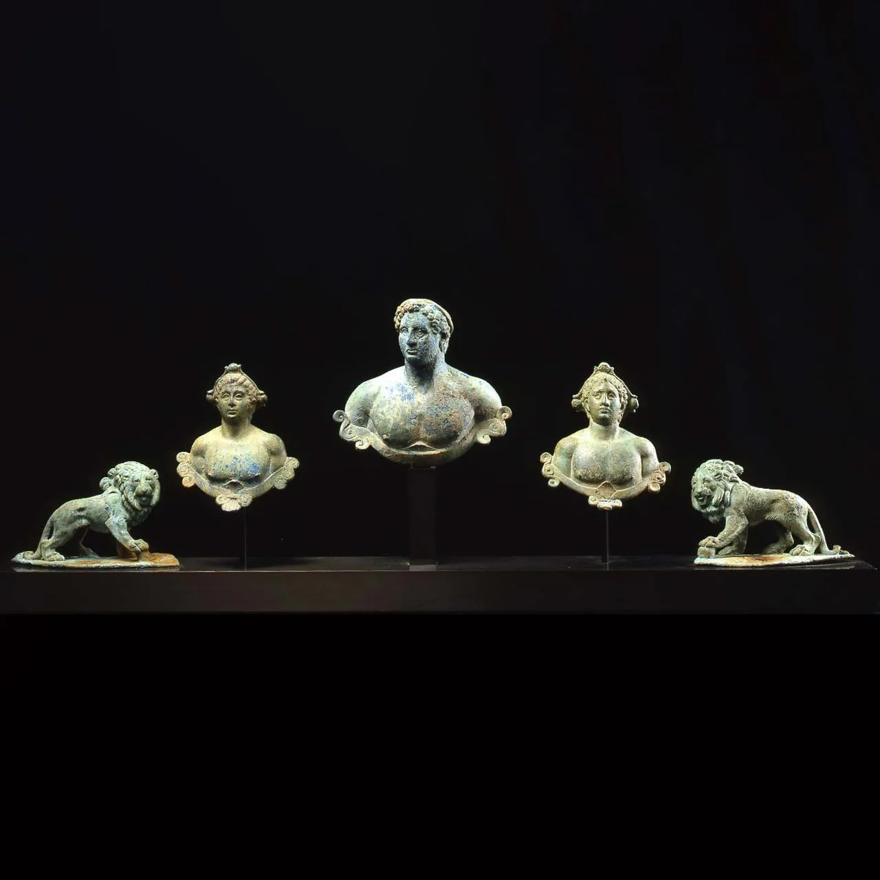 Roman Bronze Chariot Fittings, view 1