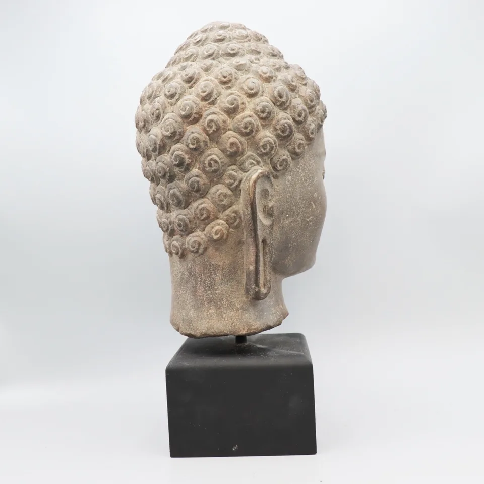 Khmer Portrait Bust of the Buddha, view 6