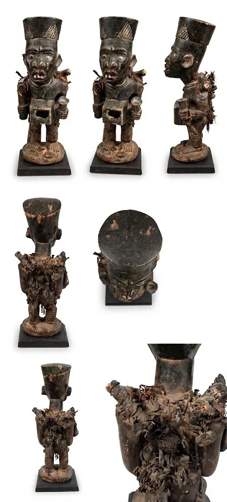 Power Figure with Mpu Cap and Horns (Nkisi)