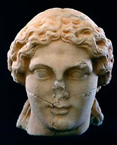 Hellenistic Marble Head of Alexander the Great