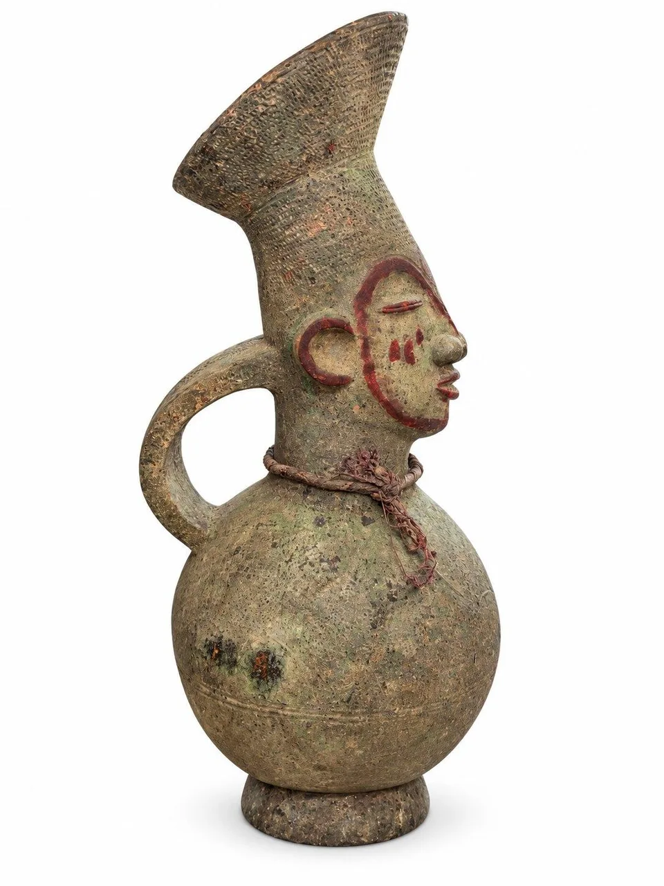 The Painted Ewer, Mangbetu, right profile