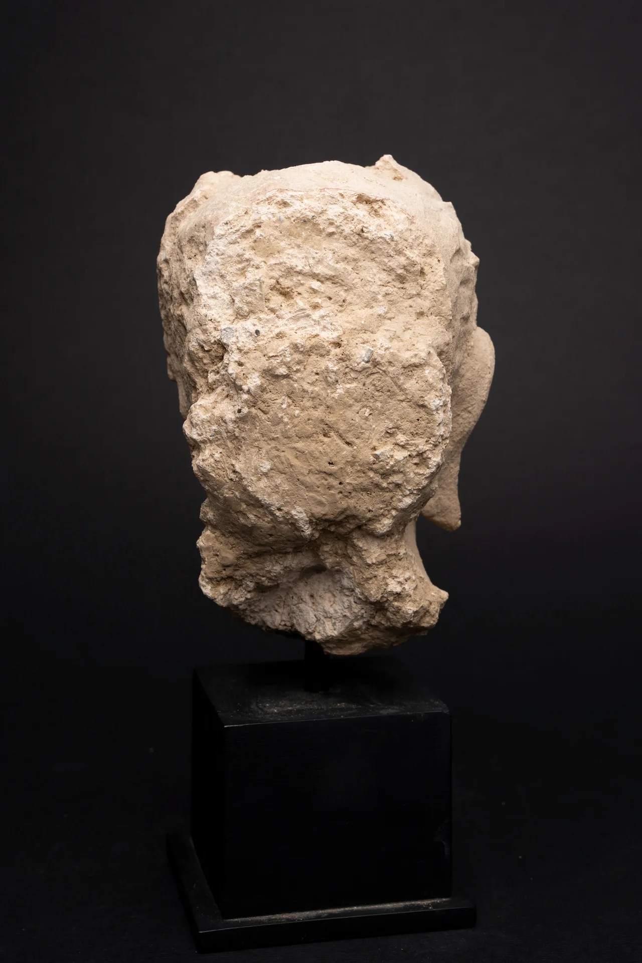 Gandhara Stucco Head of the Buddha, view 6