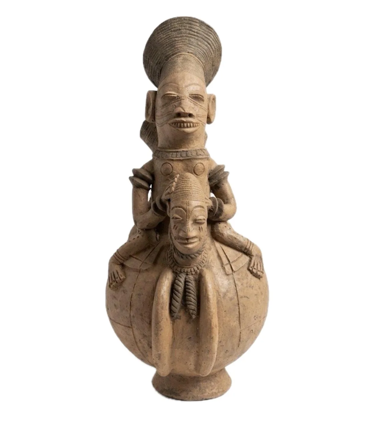 The Three Companions, Mangbetu-Style Vessel, front