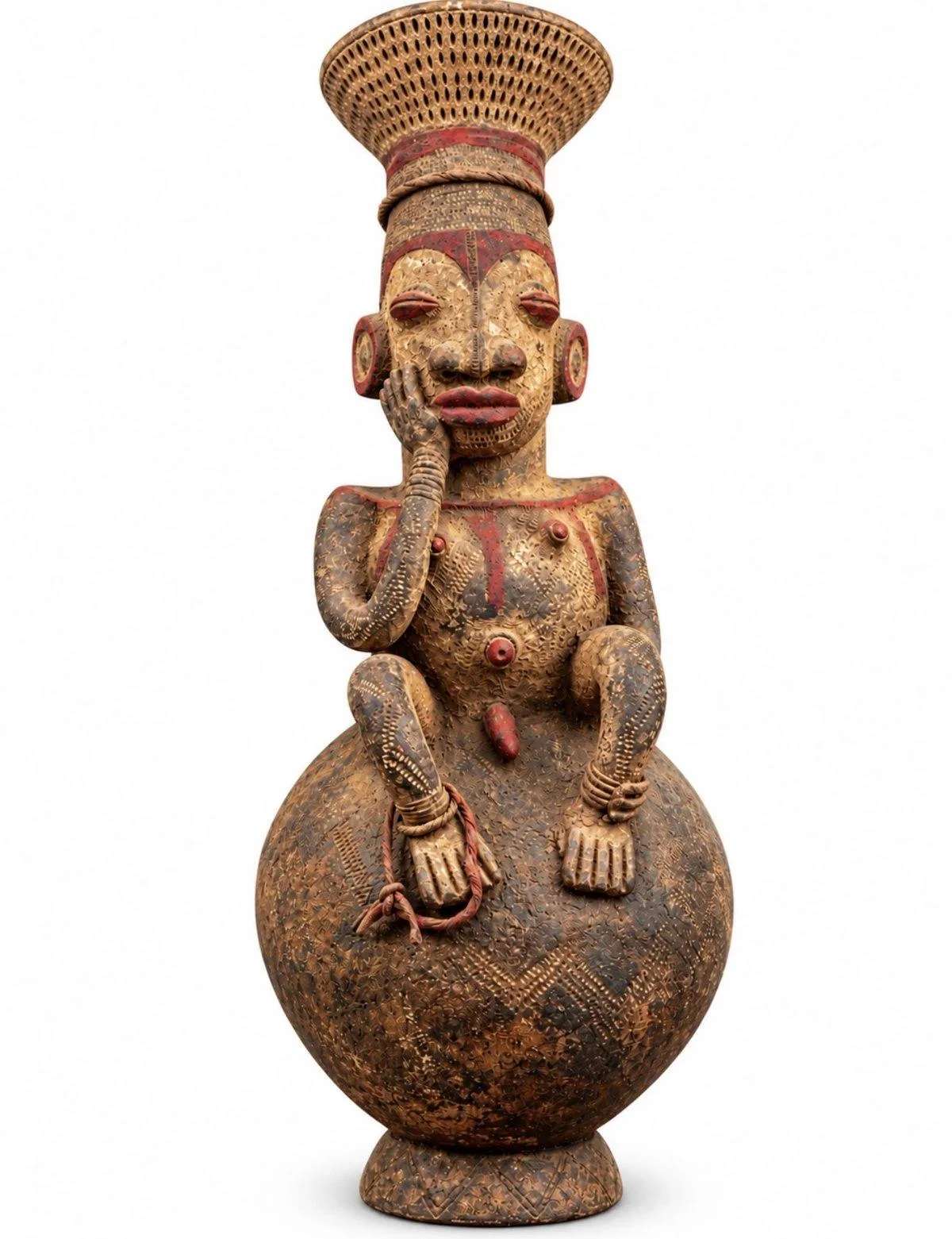 The Dreamer, Mangbetu Vessel, front