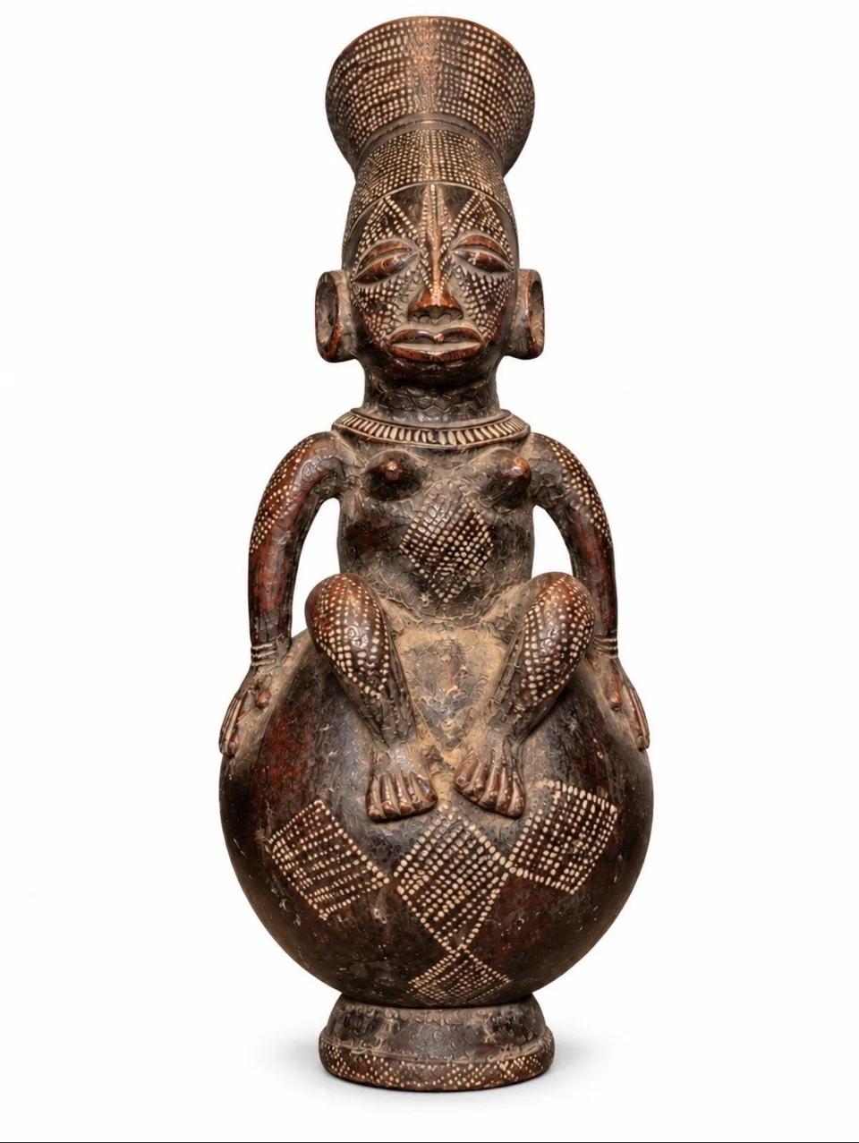 The Seated Queen, Mangbetu Vessel