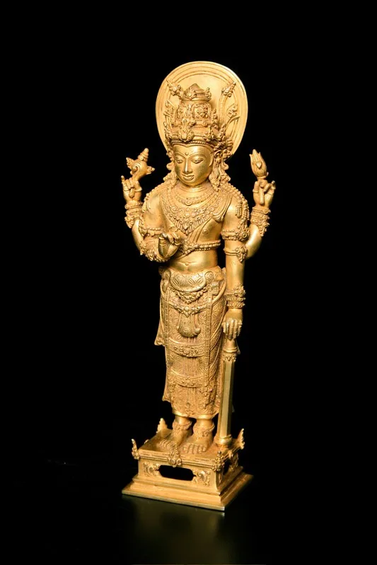 Balinese Gold Figure of Vishnu