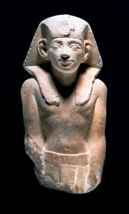 Ptolemaic Period Sandstone Sculpture of a King
