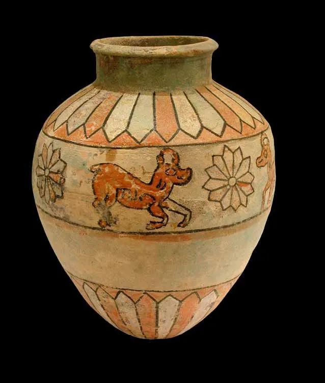 Ziwiye Glazed Terracotta Jar