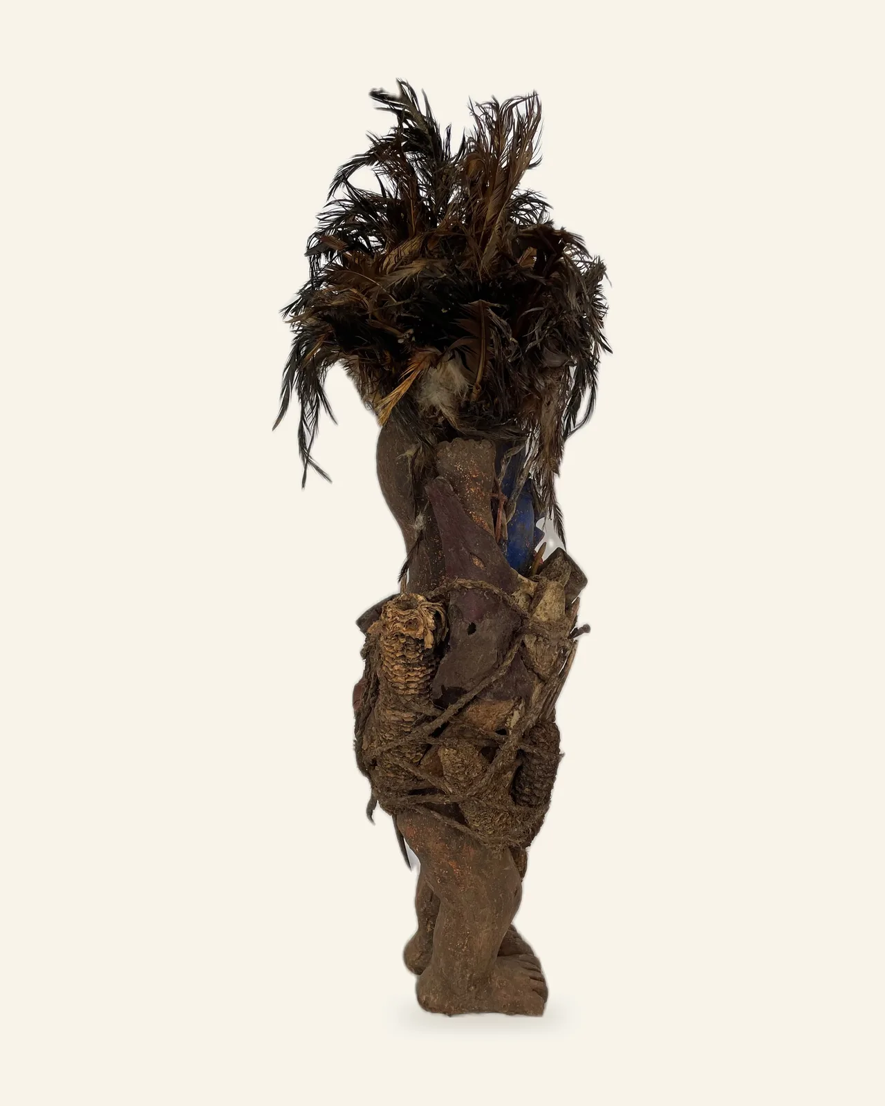 Pair of Nkisi, Kongo, first figure, other side