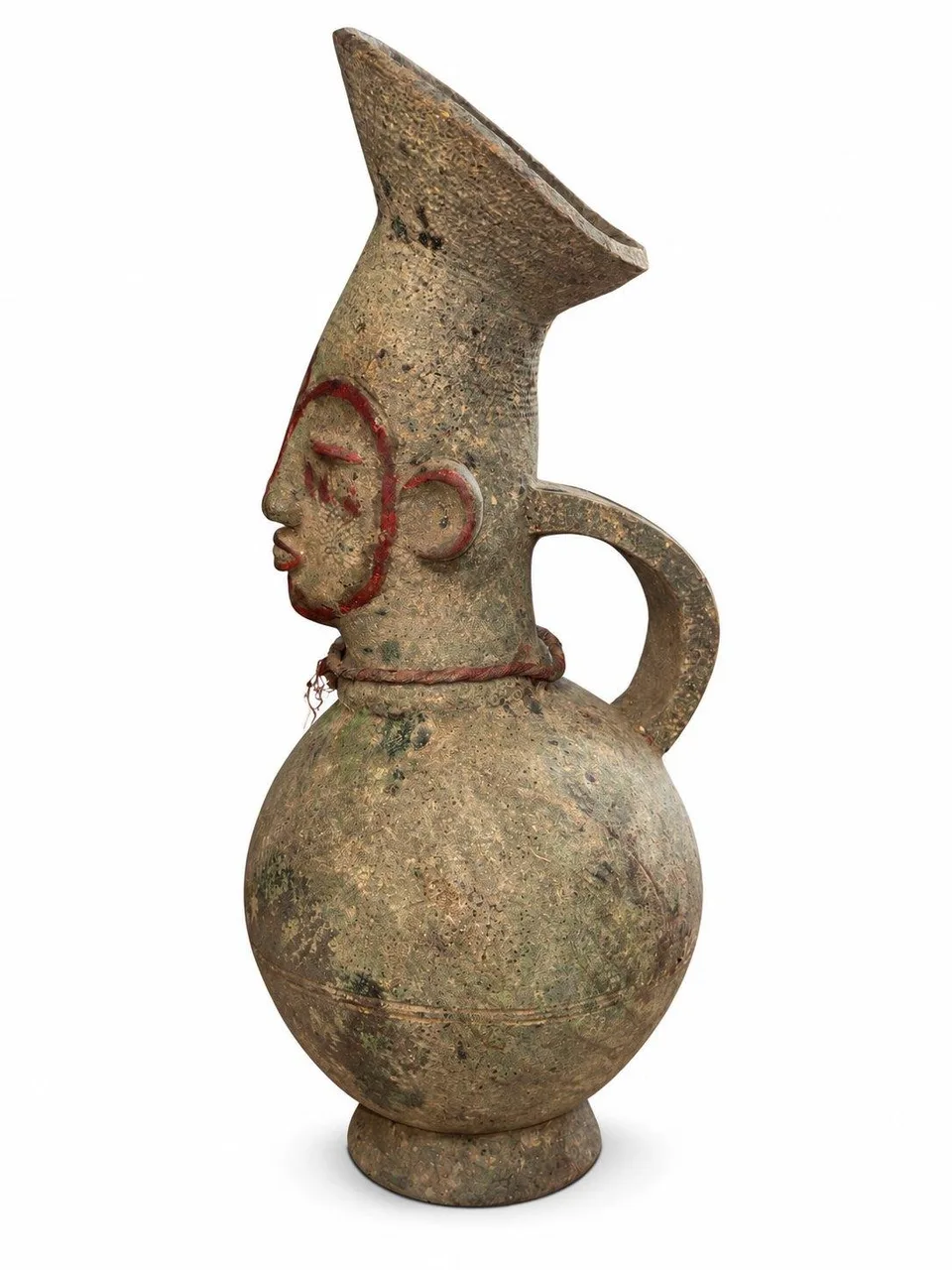 The Painted Ewer, Mangbetu, left profile