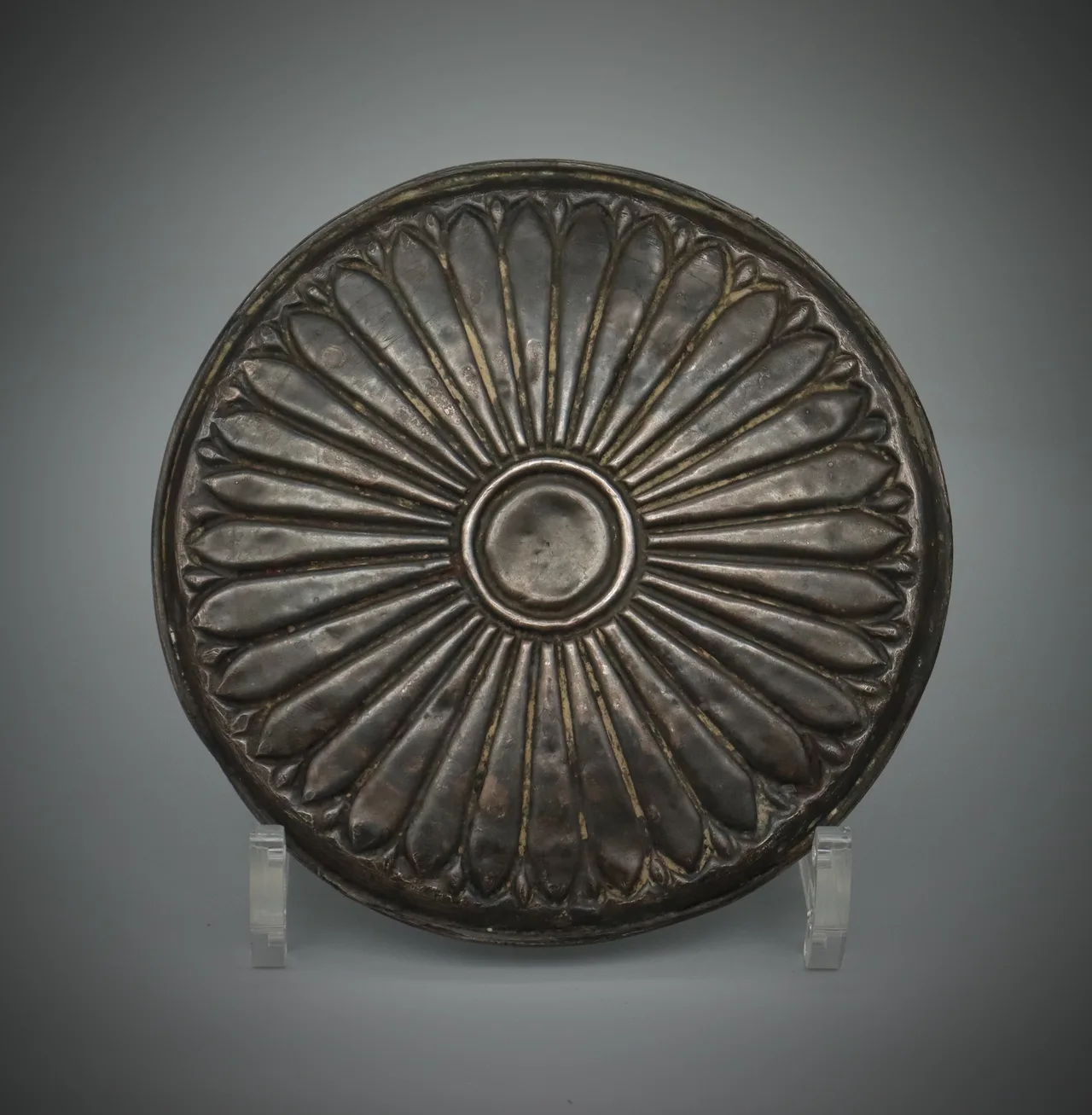 Hellenistic Silver Plate with a Nereid Riding a Sea-Monster, view 2