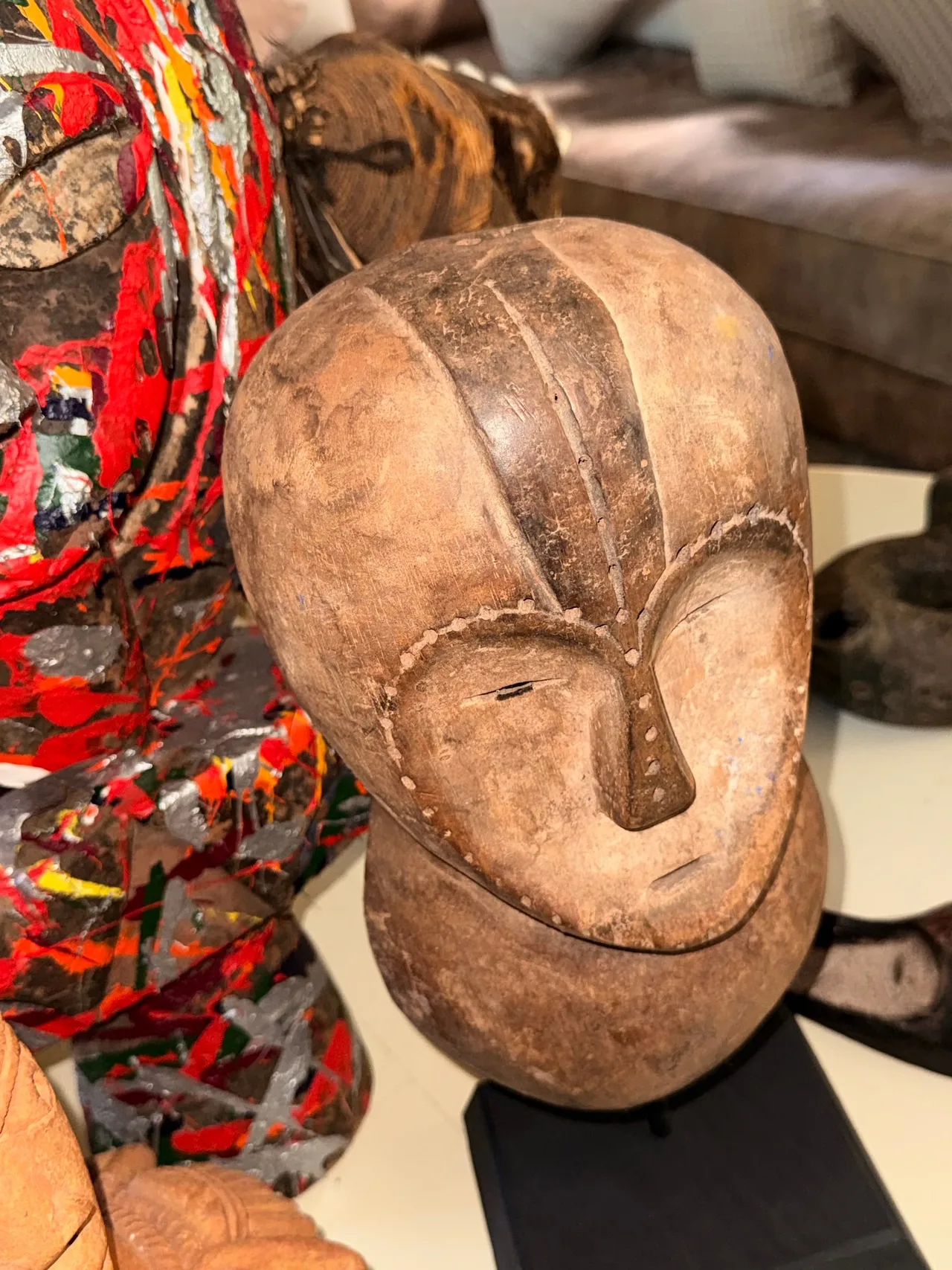 Heart-Faced Mask with Keel Ridge (Fang/Kwele-style)