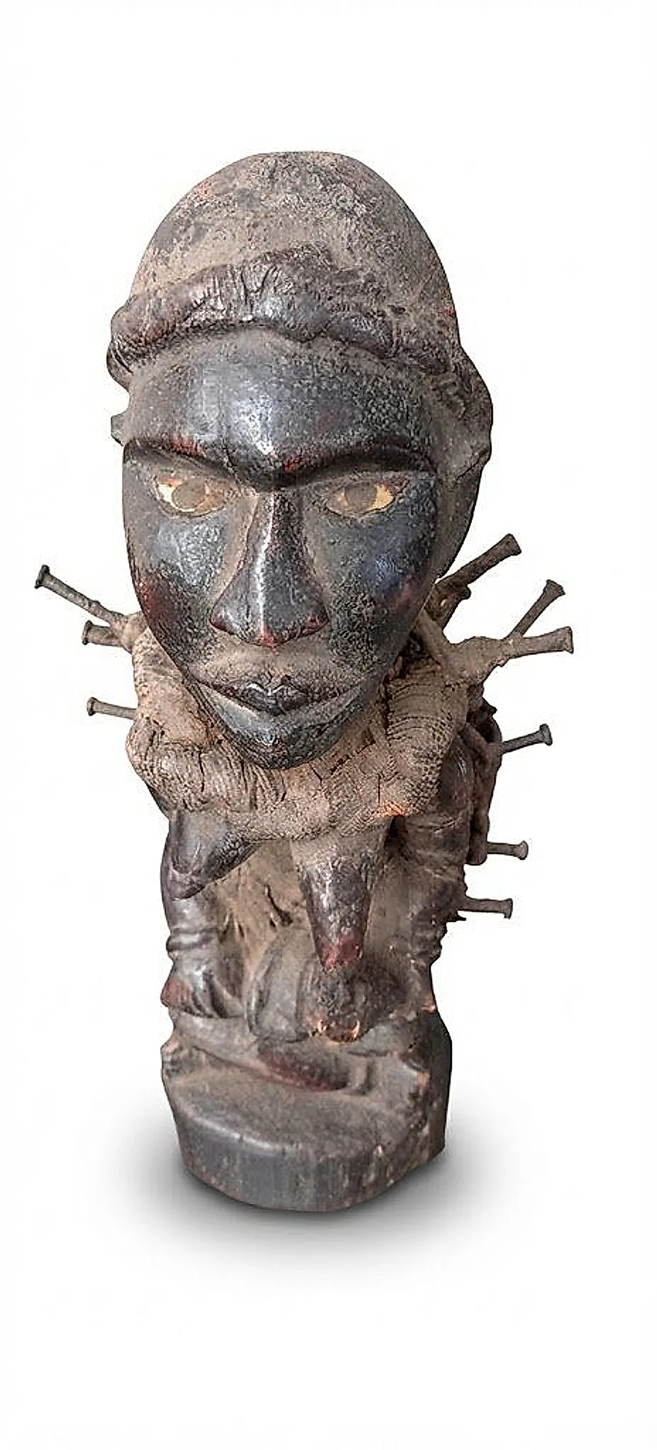 Seated Figure with Back Charge (Nkisi)