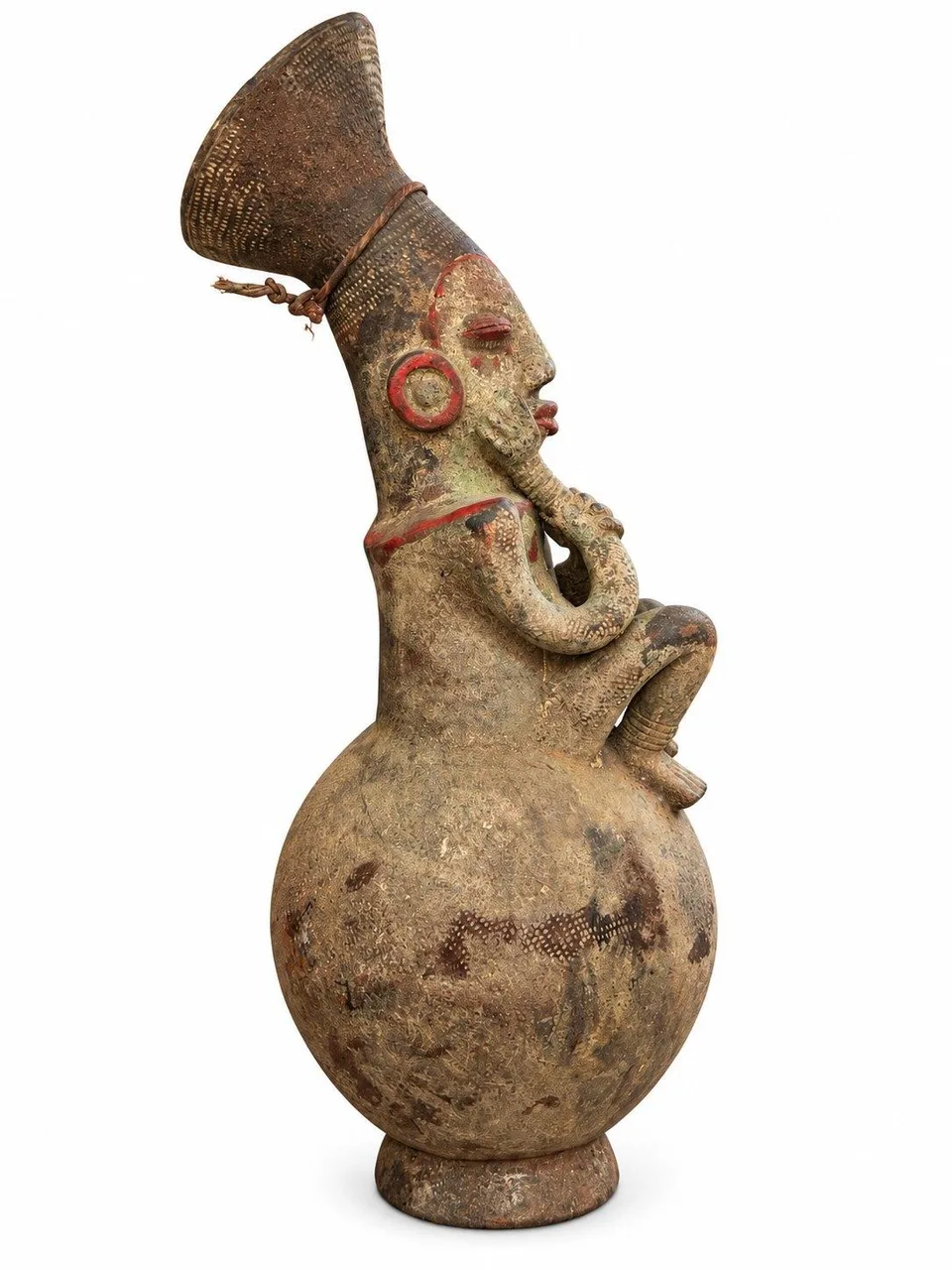 The Thinker in Grey, Mangbetu Vessel, other profile