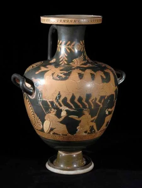 Apulian Red-Figure Hydria, view 1
