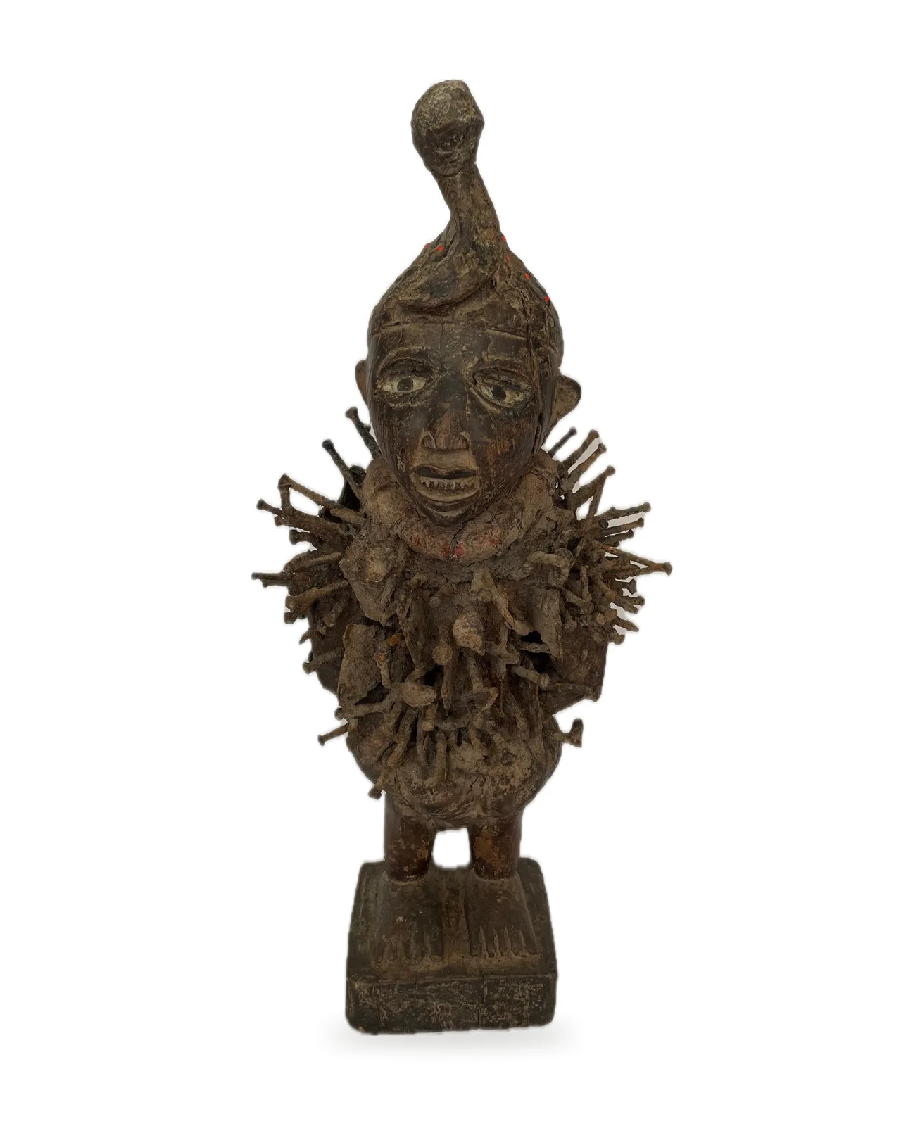 Nkisi Nkondi, Kongo (Yombe / Vili Style), front view