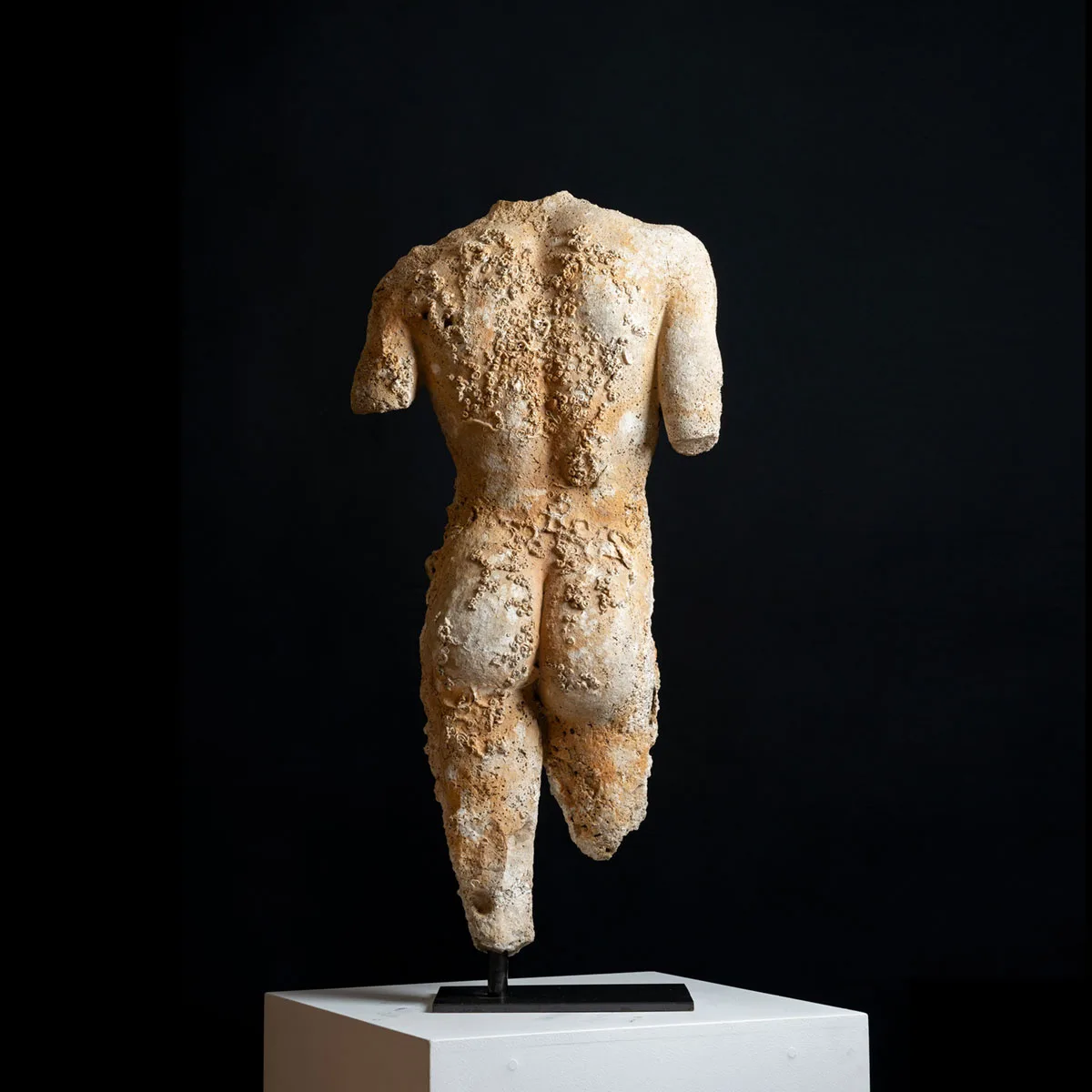 Hellenistic Marble Torso of a Man, view 3