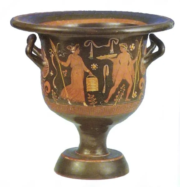 Apulian Red-Figure Bell Krater, view 1