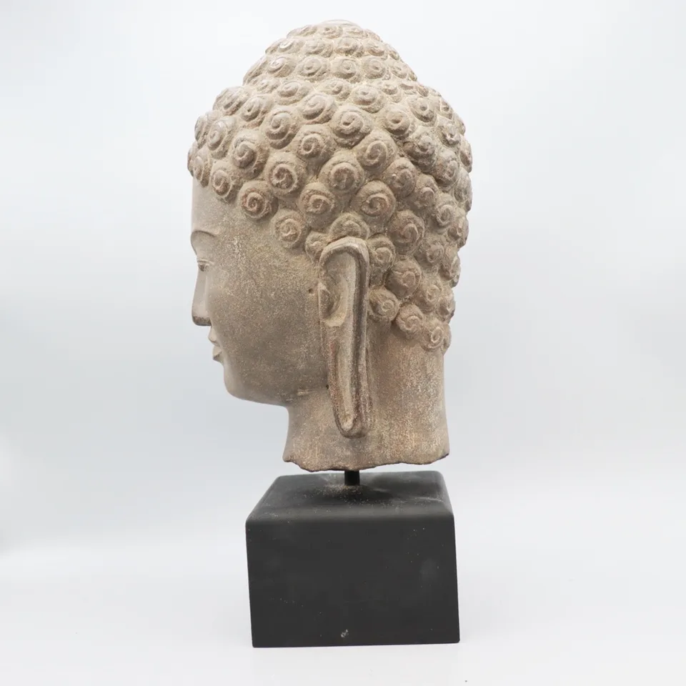 Khmer Portrait Bust of the Buddha, view 3