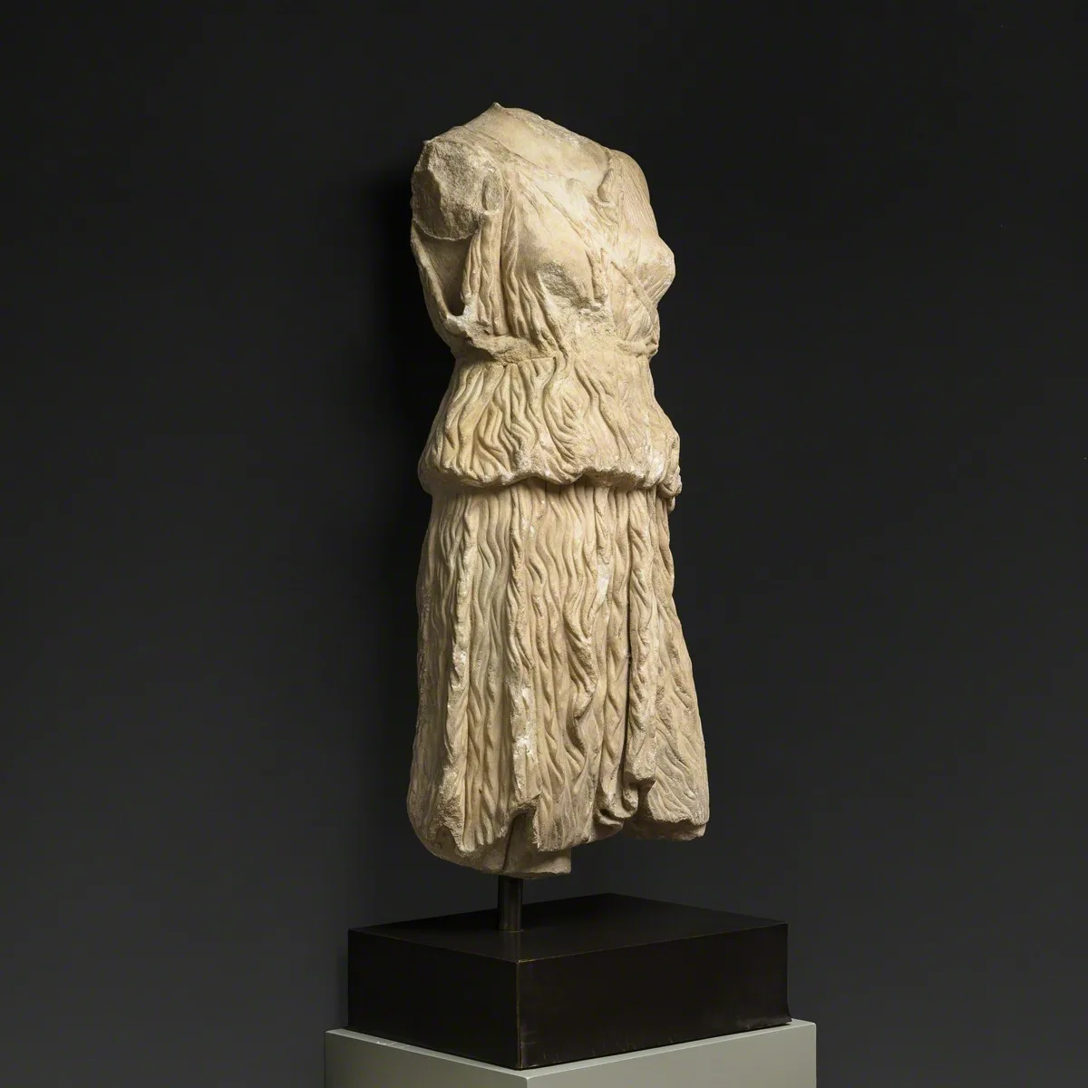 Roman Marble Torso of the Goddess Diana, view 2