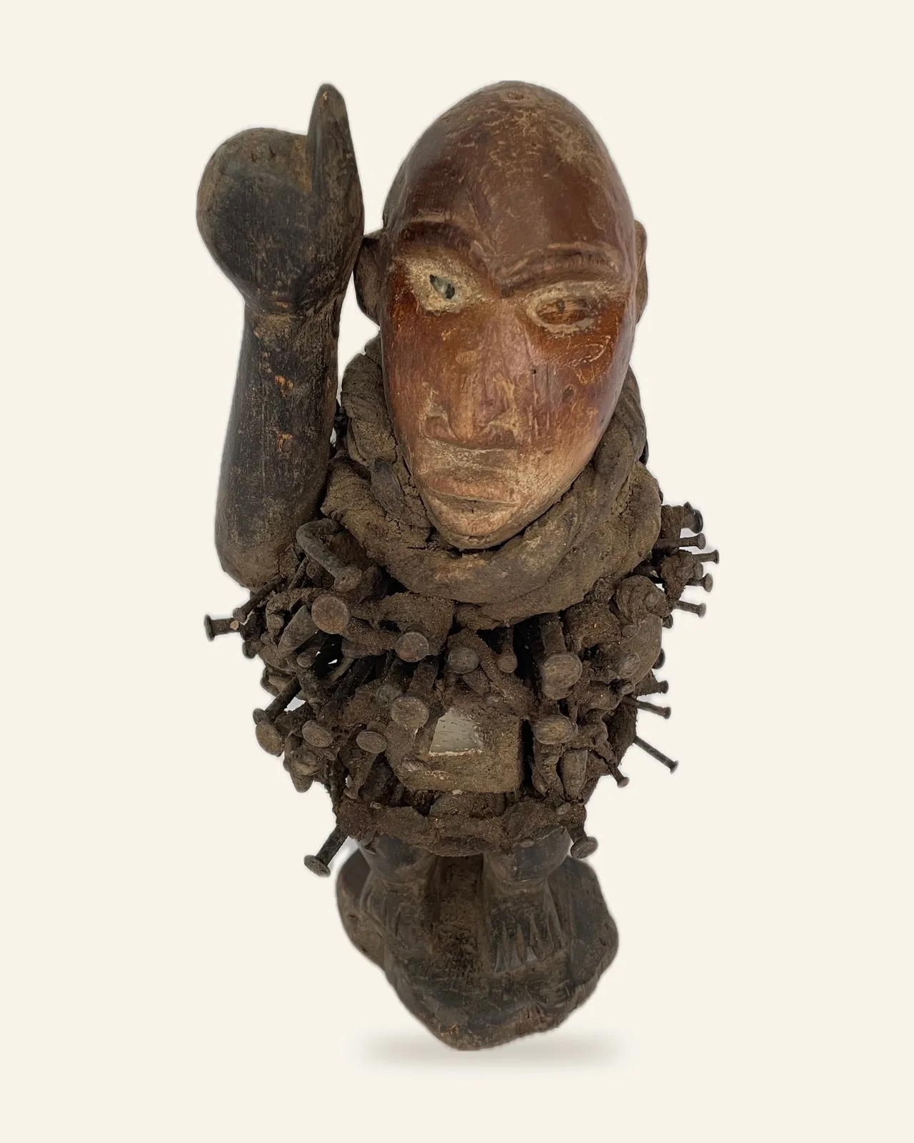 Nkisi Nduda, Kongo (Yombe / Vili Style), front view
