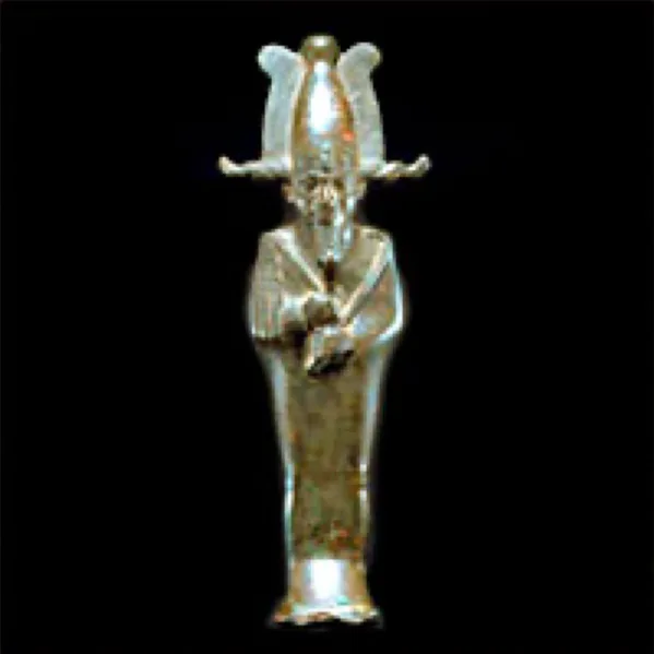 26th Dynasty Bronze Sculpture of Osiris