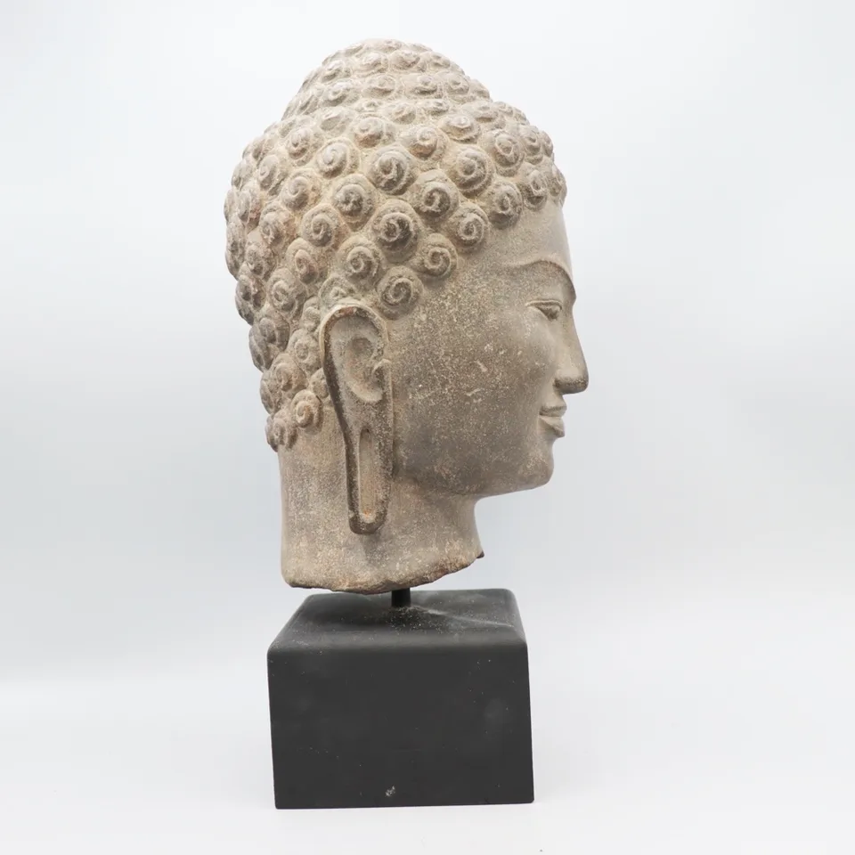 Khmer Portrait Bust of the Buddha, view 7
