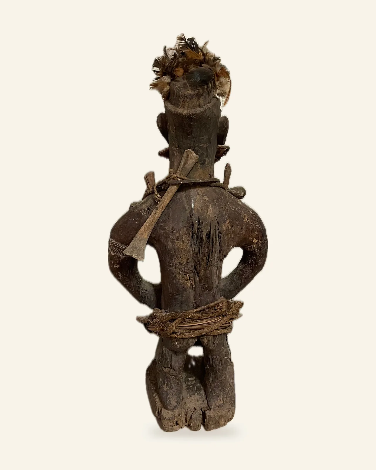 Nkisi Figure, Kongo (Yombe Style), back view
