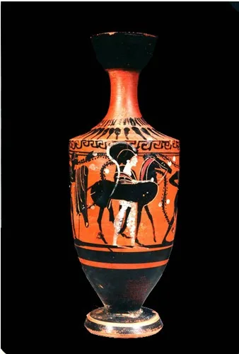 Attic Black-Figure Lekythos