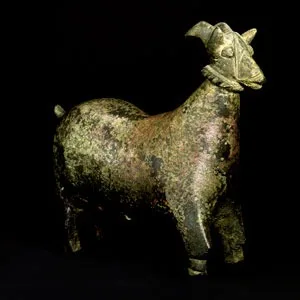 Magnificent Bronze Sculpture of a Goat