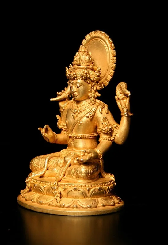 Balinese Gold Figure of Avalokitesvara