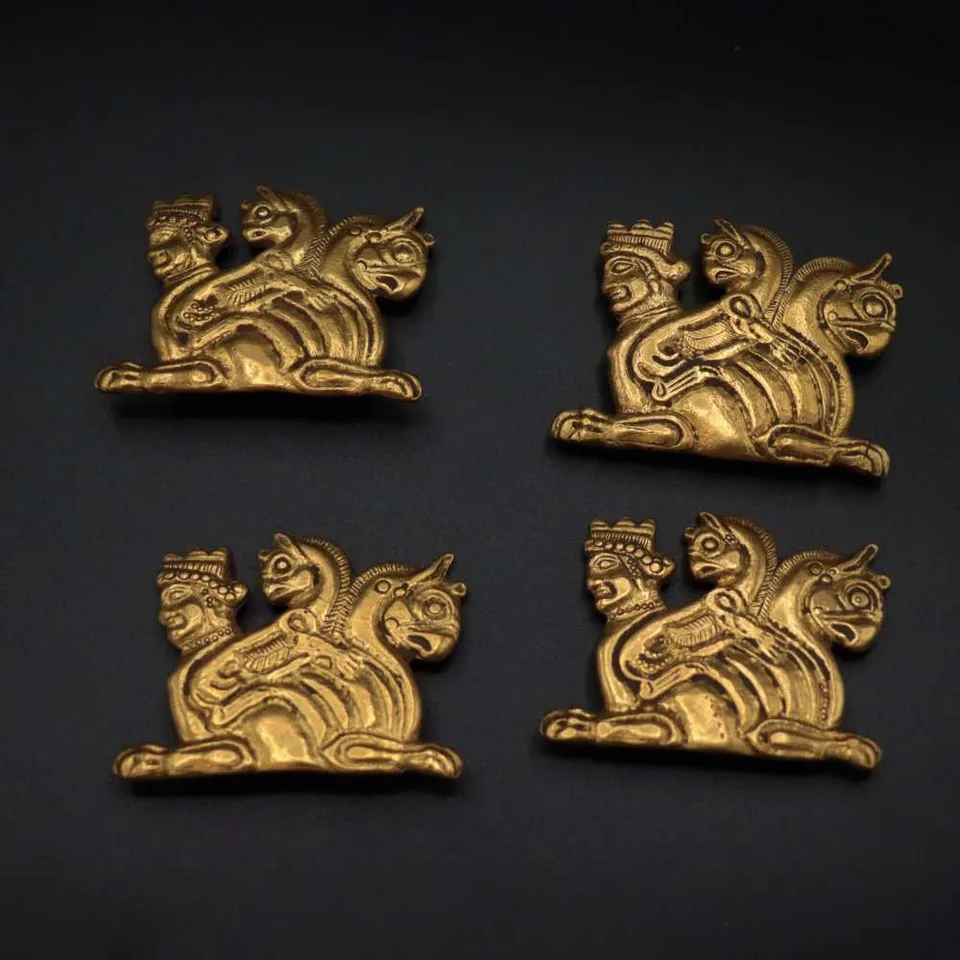 Four Achaemenid Gold Ornaments
