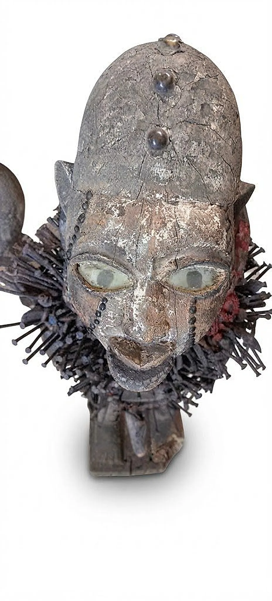 Nail Figure with Studded Head (Nkisi Nkondi)