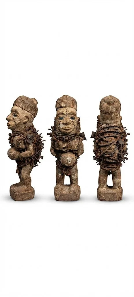 Power Figure with Incised Cap (Nkisi Nkondi)