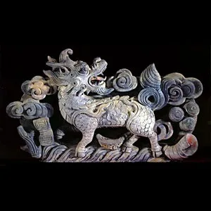 Yuan Terracotta Relief Sculpture Depicting a Qilin