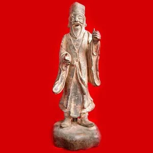 Song Bronze Sculpture of a Taoist Immortal