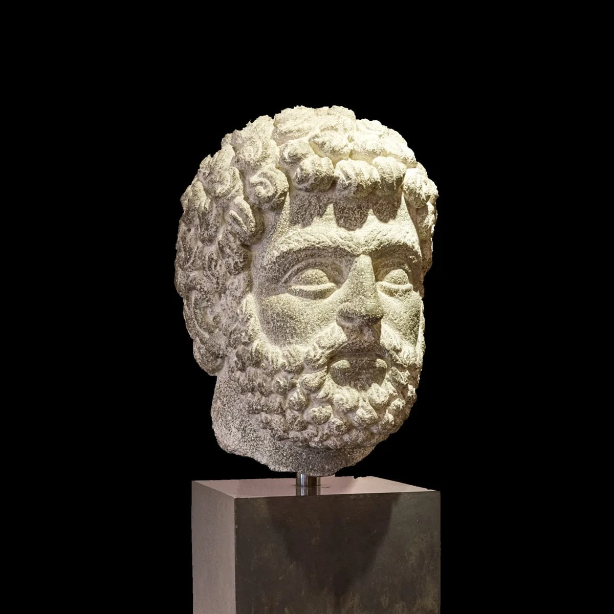 Head of the Emperor Hadrian, view 1