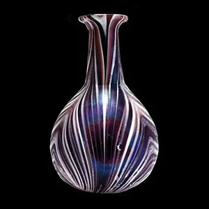 Roman Period Violet Ribbon-Glass Vessel