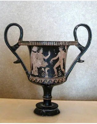 Boeotian Red-Figured Kantharos