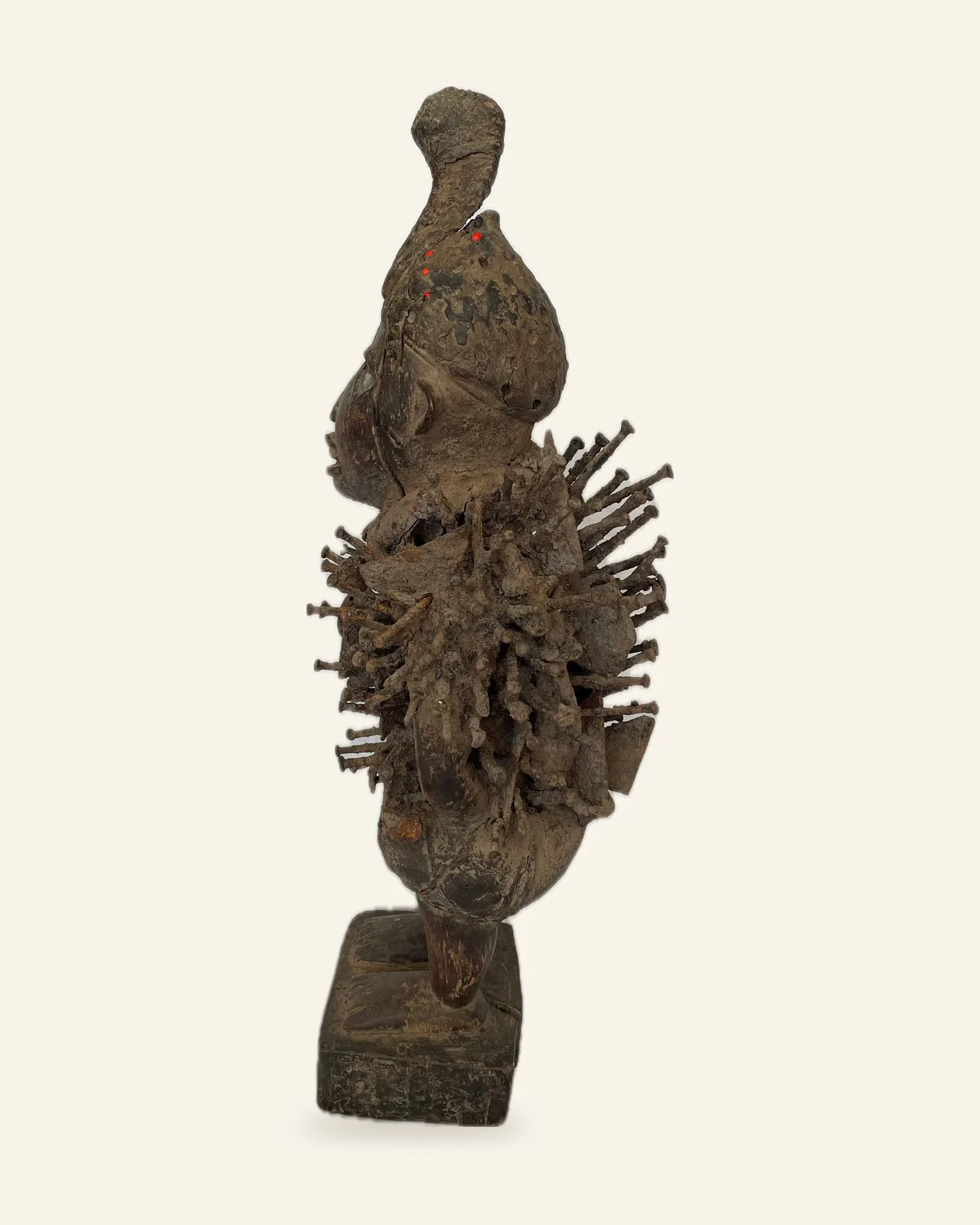 Nkisi Nkondi, Kongo (Yombe / Vili Style), left profile