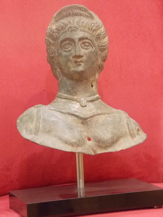 Roman Bronze Bust of an Empress / Julia Augusta