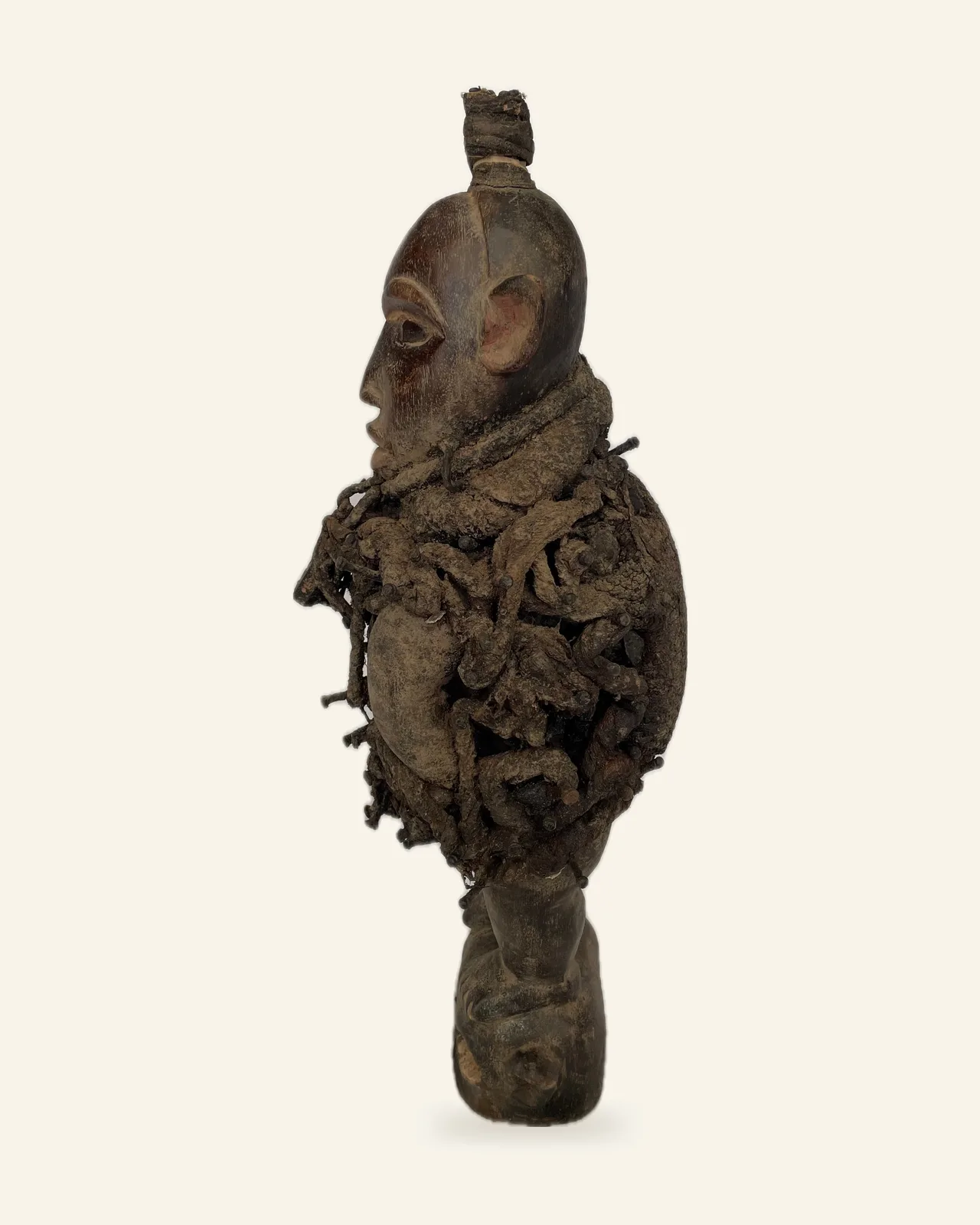 Nkisi Power Figure, Kongo, right profile