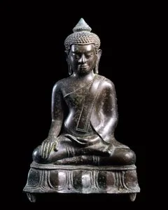 Khmer Bronze Sculpture of the Buddha