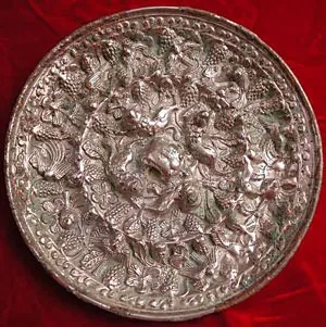 Tang Silver-Plated Bronze Mirror