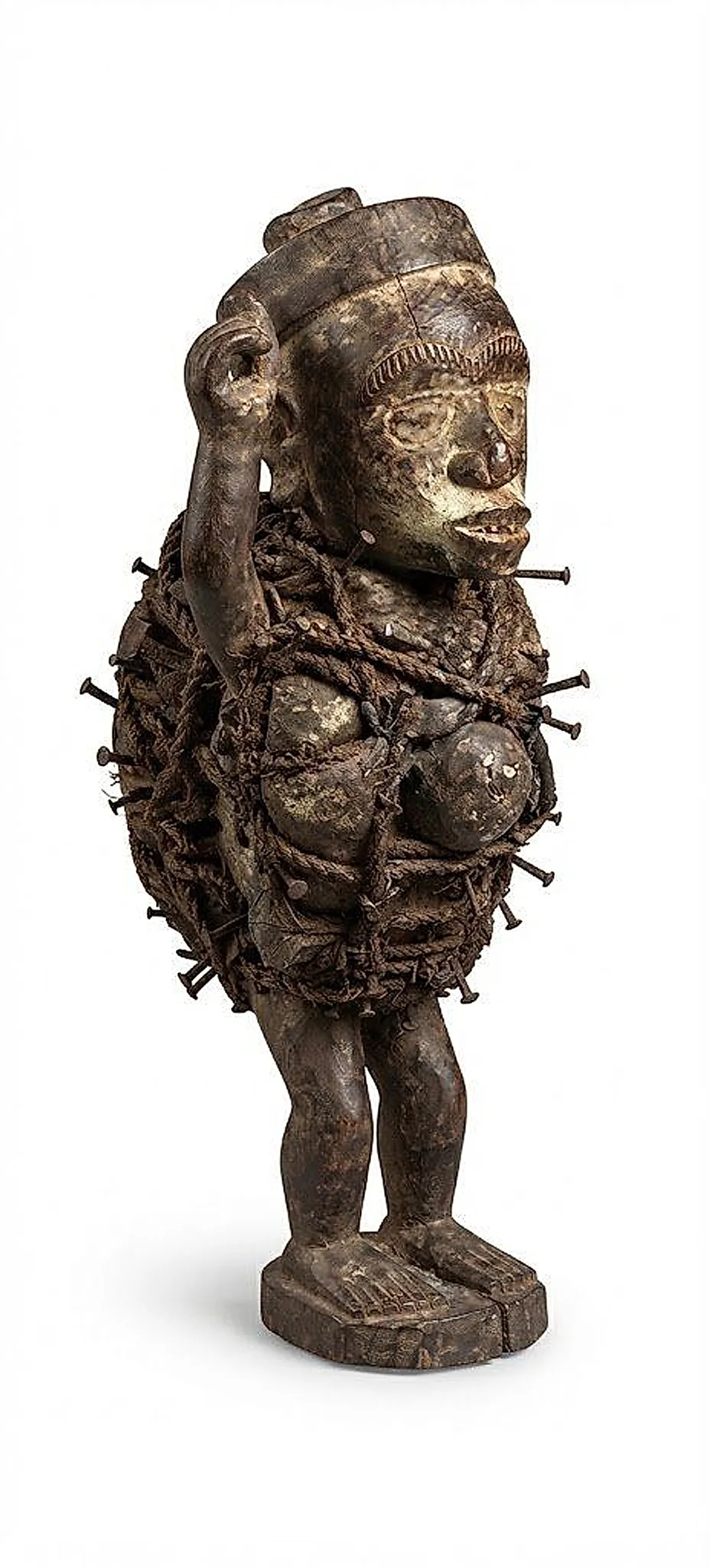 Power Figure with Ringed Hand (Nkisi Nkondi)