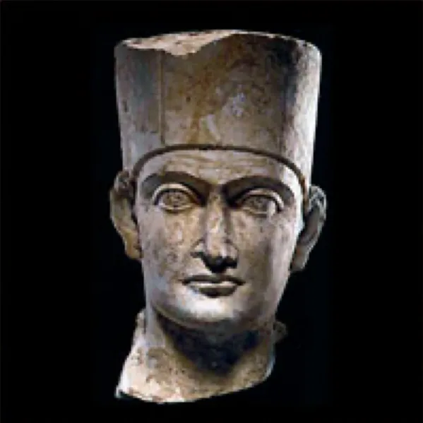 Palmyran Limestone Head of a Priest