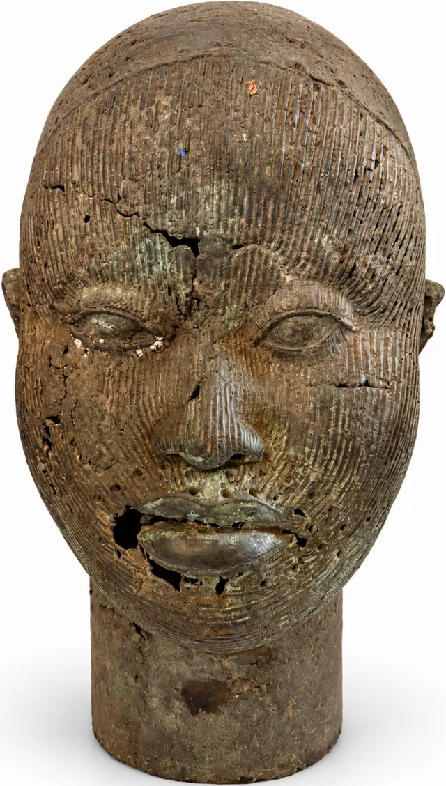 Weathered Striated Head, Ife Style